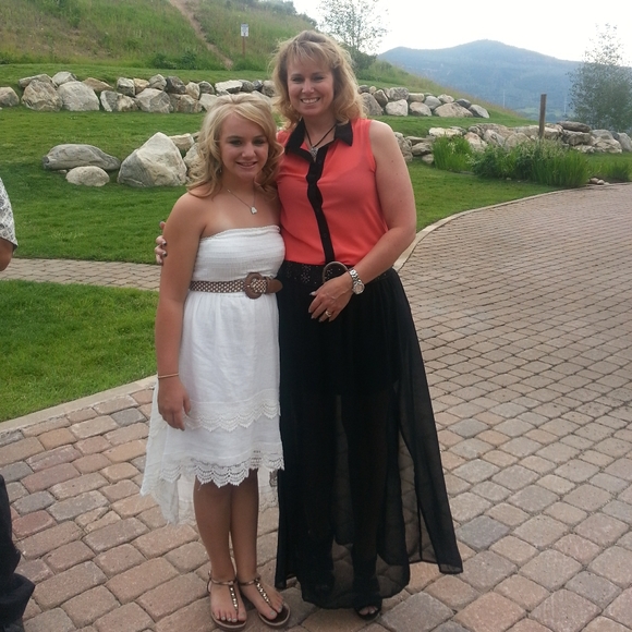 K Jordan skirt, long sheer cover - Picture 2 of 2